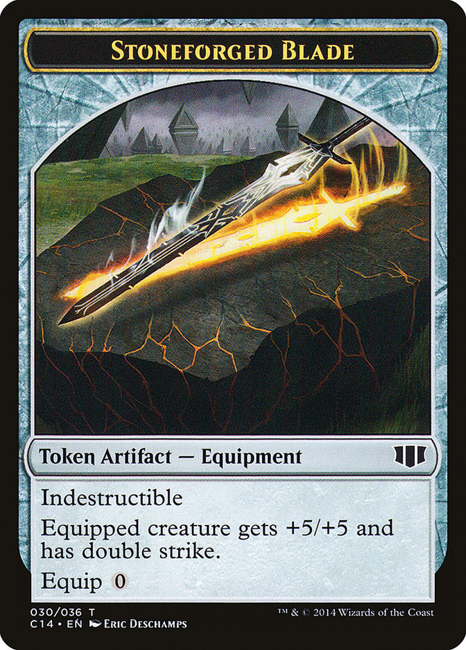 Stoneforged Blade // Germ Double-sided Token [Commander 2014 Tokens] | Gaming Infinity