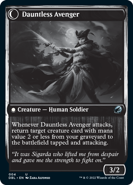 Bereaved Survivor // Dauntless Avenger [Innistrad: Double Feature] | Gaming Infinity