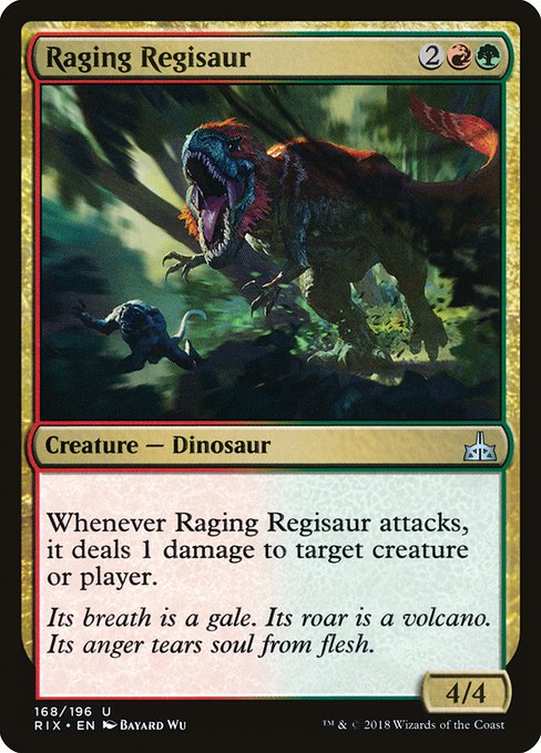 Raging Regisaur [Rivals of Ixalan] | Gaming Infinity