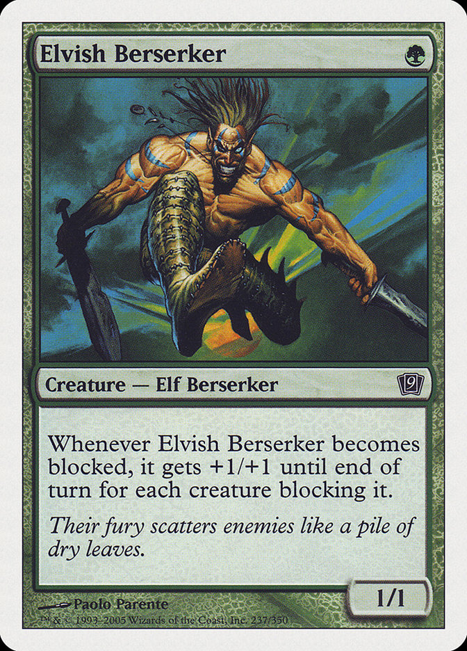 Elvish Berserker [Ninth Edition] | Gaming Infinity