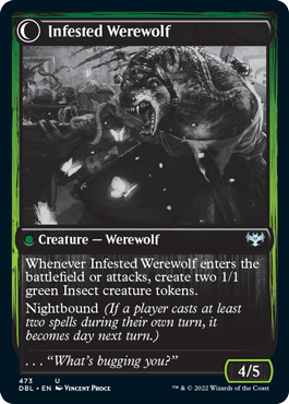 Infestation Expert // Infested Werewolf [Innistrad: Double Feature] | Gaming Infinity