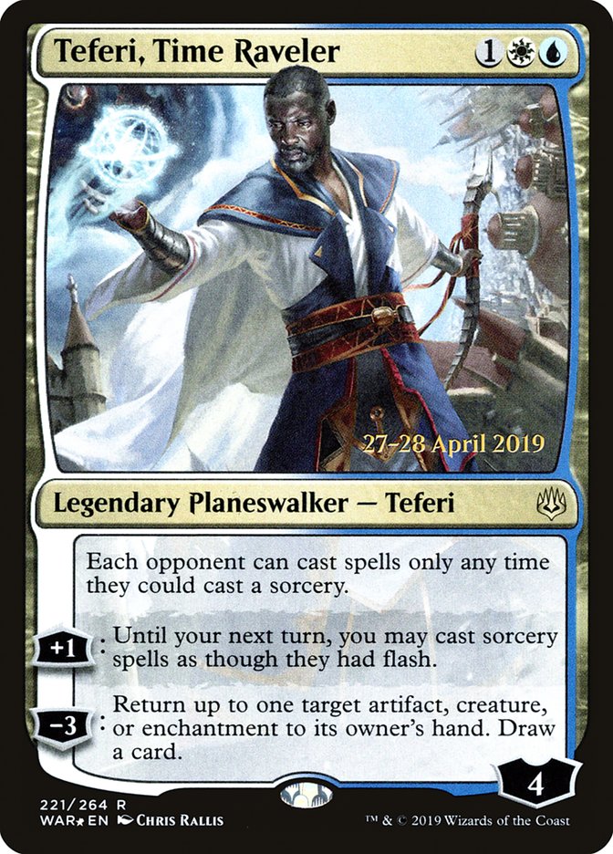 Teferi, Time Raveler  [War of the Spark Prerelease Promos] | Gaming Infinity