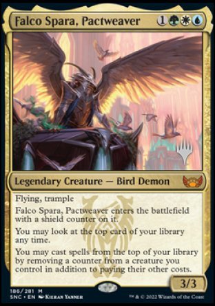 Falco Spara, Pactweaver (Promo Pack) [Streets of New Capenna Promos] | Gaming Infinity