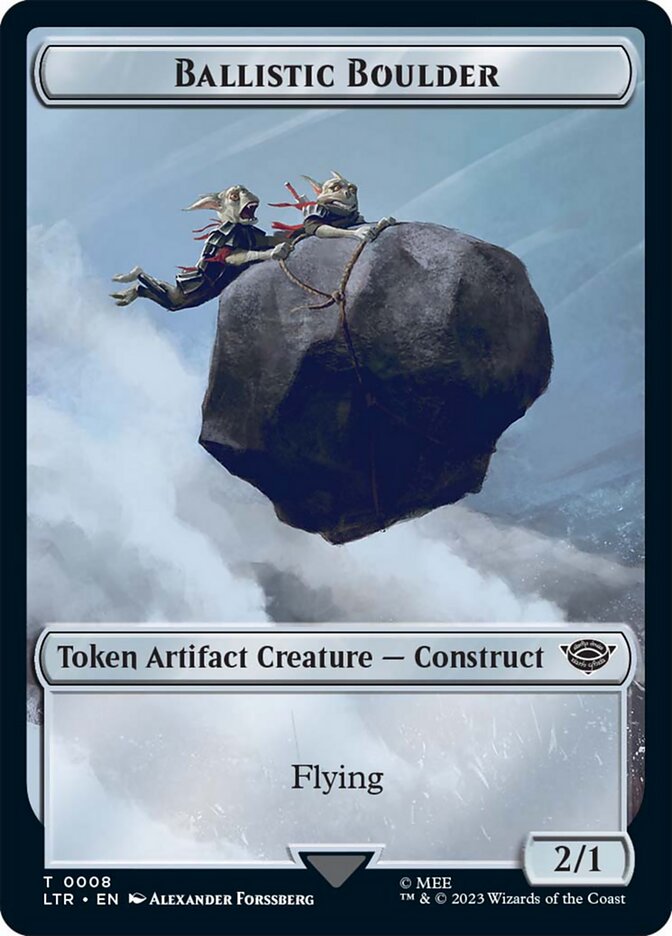 Ballistic Boulder Token [The Lord of the Rings: Tales of Middle-Earth Tokens] | Gaming Infinity