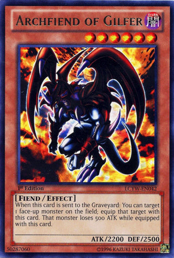 Archfiend of Gilfer [LCYW-EN042] Rare | Gaming Infinity