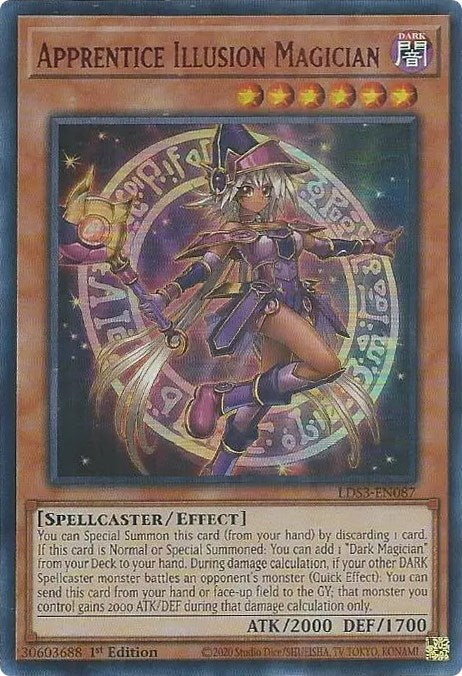 Apprentice Illusion Magician (Red) [LDS3-EN087] Ultra Rare | Gaming Infinity