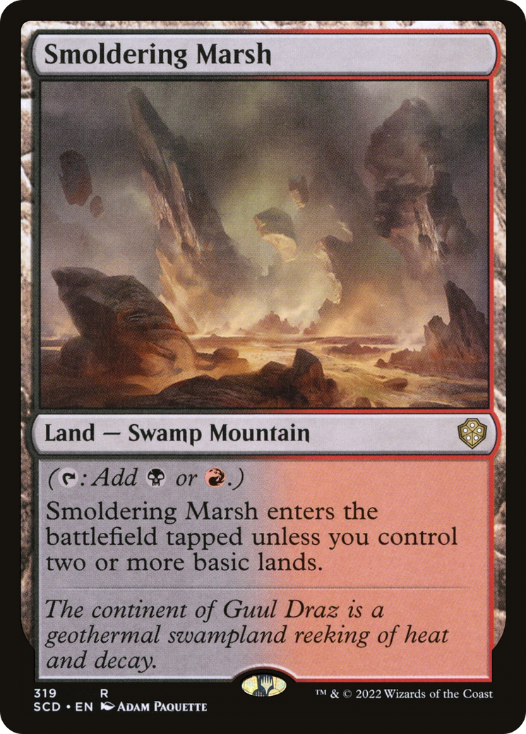 Smoldering Marsh [Starter Commander Decks] | Gaming Infinity