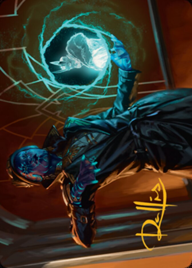 Kamiz, Obscura Oculus Art Card (Gold-Stamped Signature) [Streets of New Capenna Art Series] | Gaming Infinity