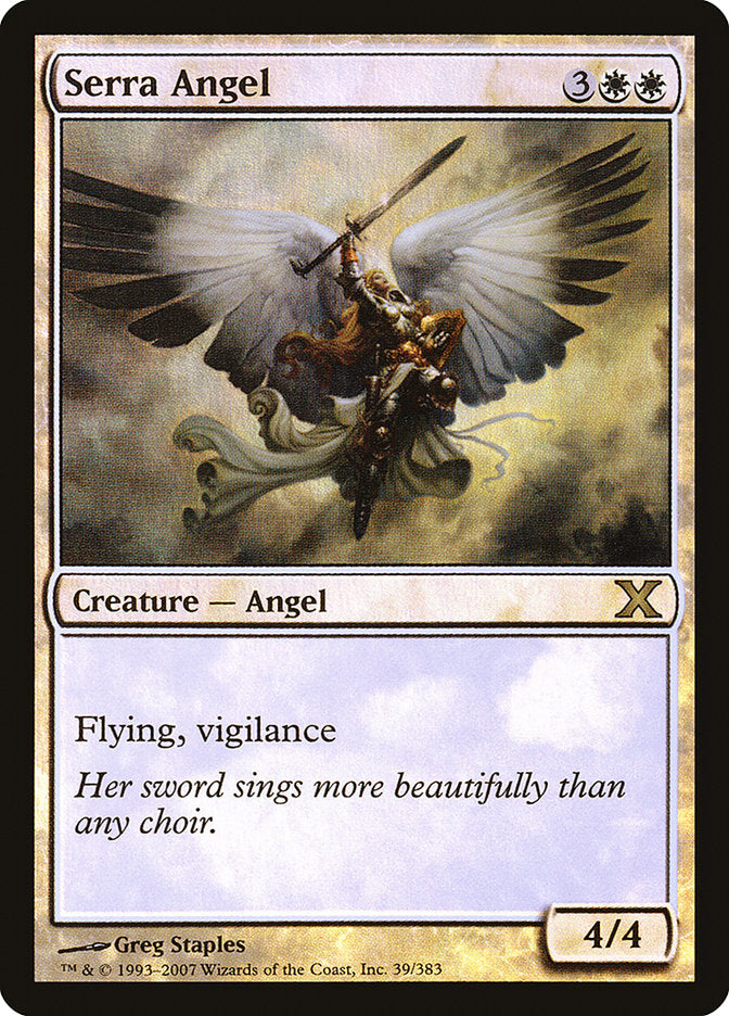 Serra Angel (Premium Foil) [Tenth Edition] | Gaming Infinity