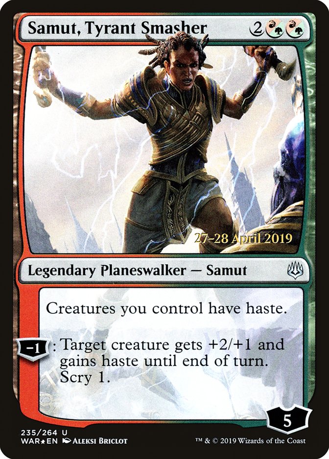 Samut, Tyrant Smasher  [War of the Spark Prerelease Promos] | Gaming Infinity