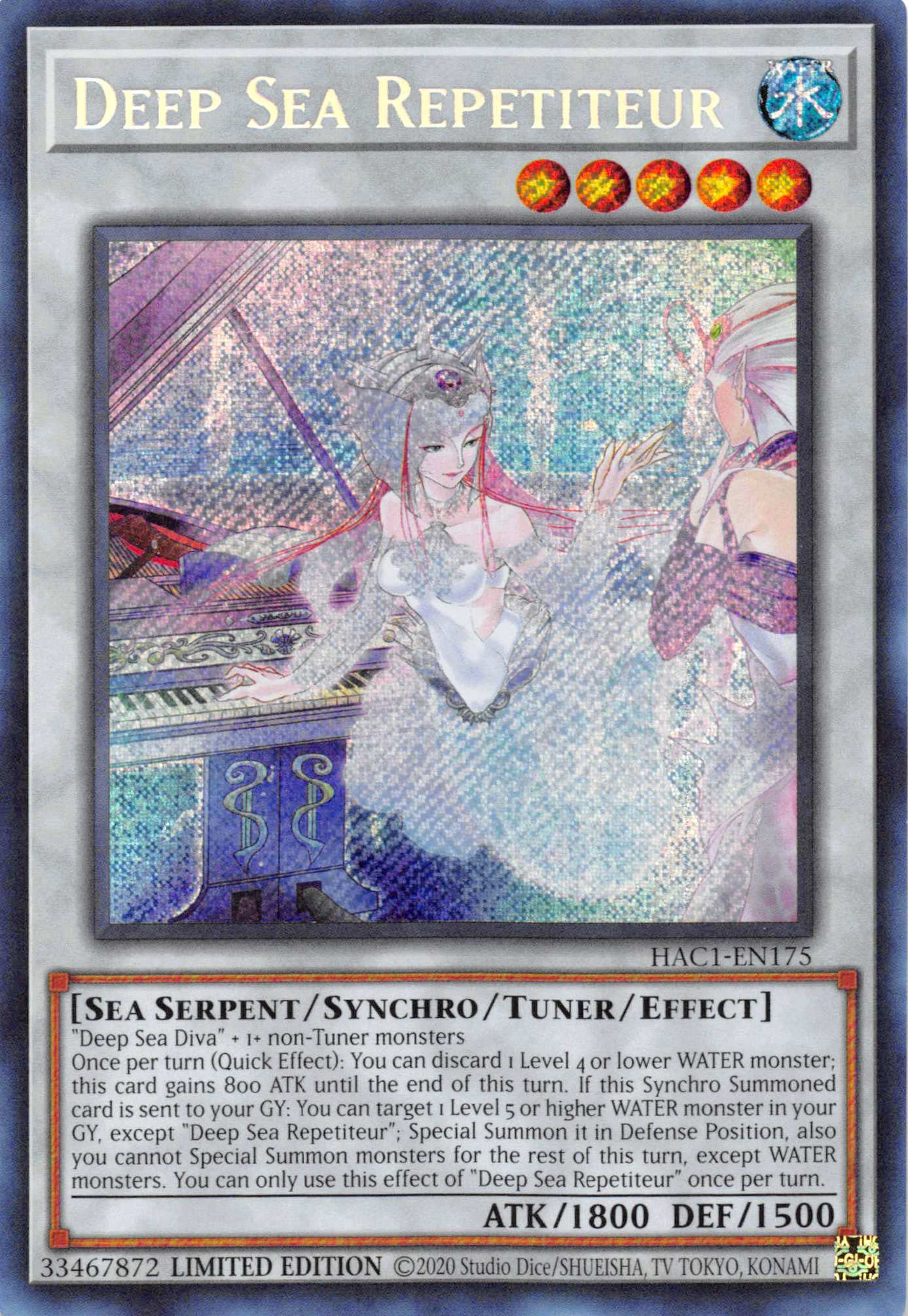Deep Sea Repetiteur [HAC1-EN175] Secret Rare | Gaming Infinity