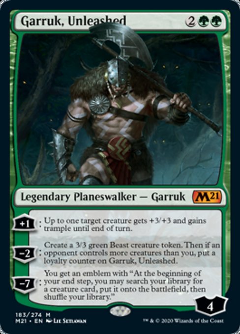 Garruk, Unleashed [Core Set 2021] | Gaming Infinity