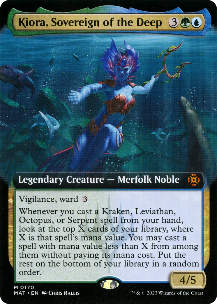 Kiora, Sovereign of the Deep (Extended Art) [March of the Machine: The Aftermath] | Gaming Infinity