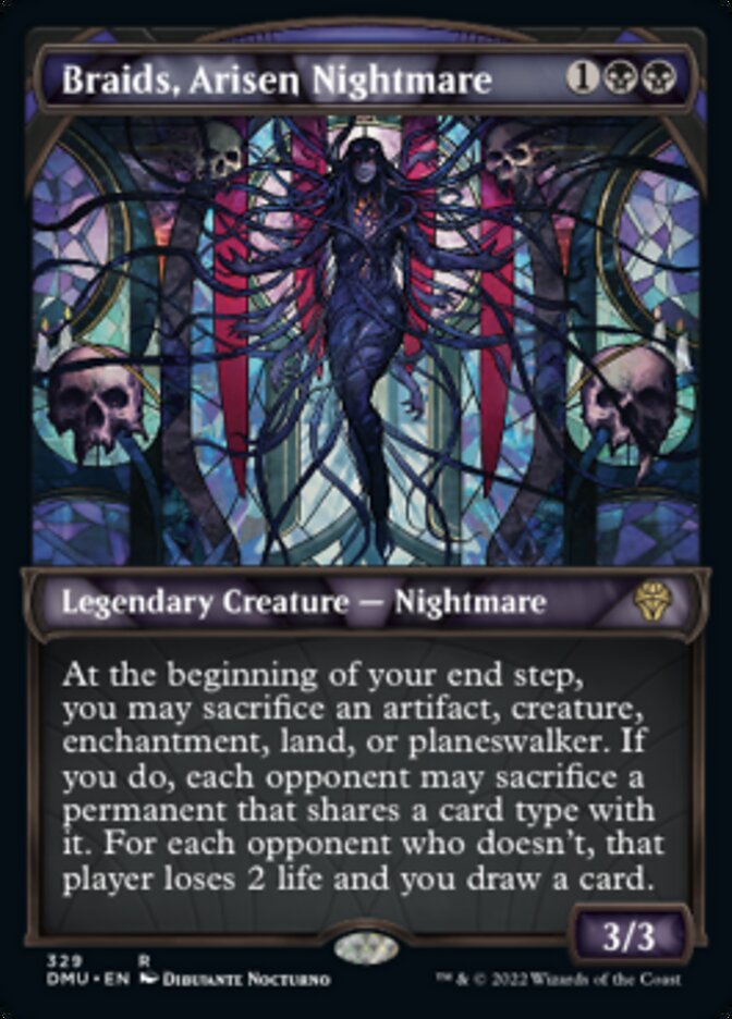 Braids, Arisen Nightmare (Showcase Textured) [Dominaria United] | Gaming Infinity