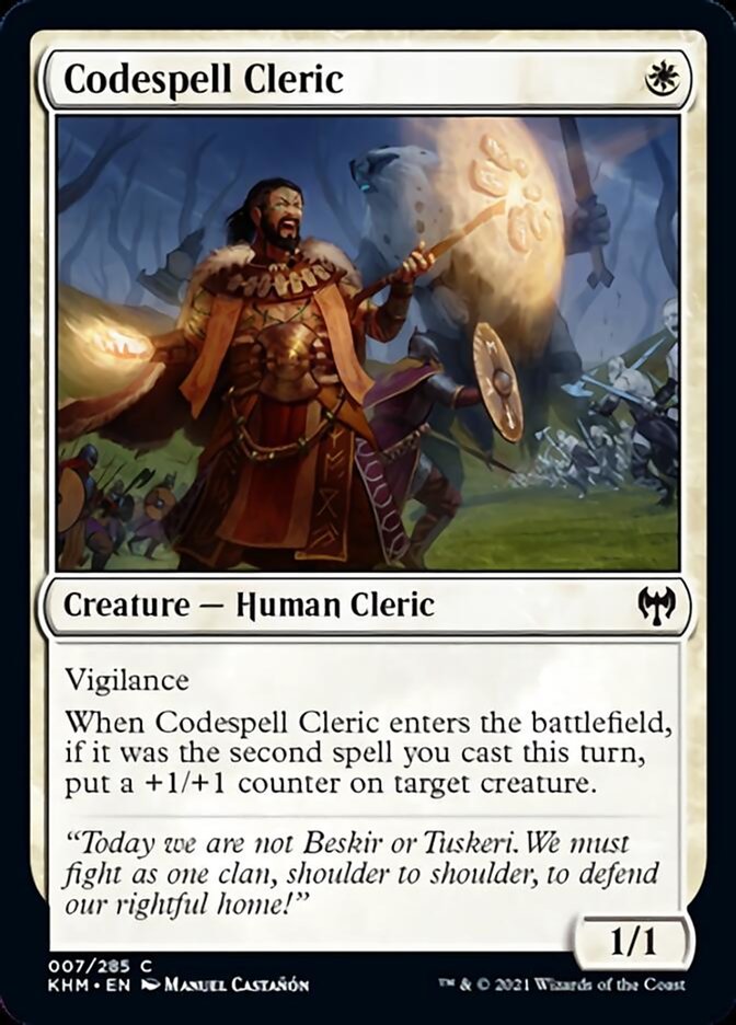 Codespell Cleric [Kaldheim] | Gaming Infinity