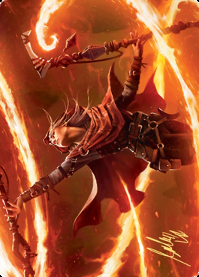 Magmatic Channeler Art Card (Gold-Stamped Signature) [Zendikar Rising Art Series] | Gaming Infinity