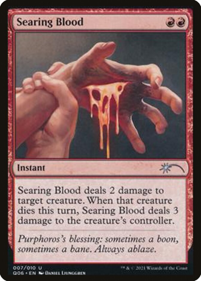 Searing Blood [Pioneer Challenger Decks 2021] | Gaming Infinity