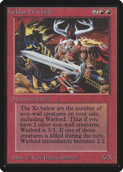 Keldon Warlord [Limited Edition Beta] | Gaming Infinity