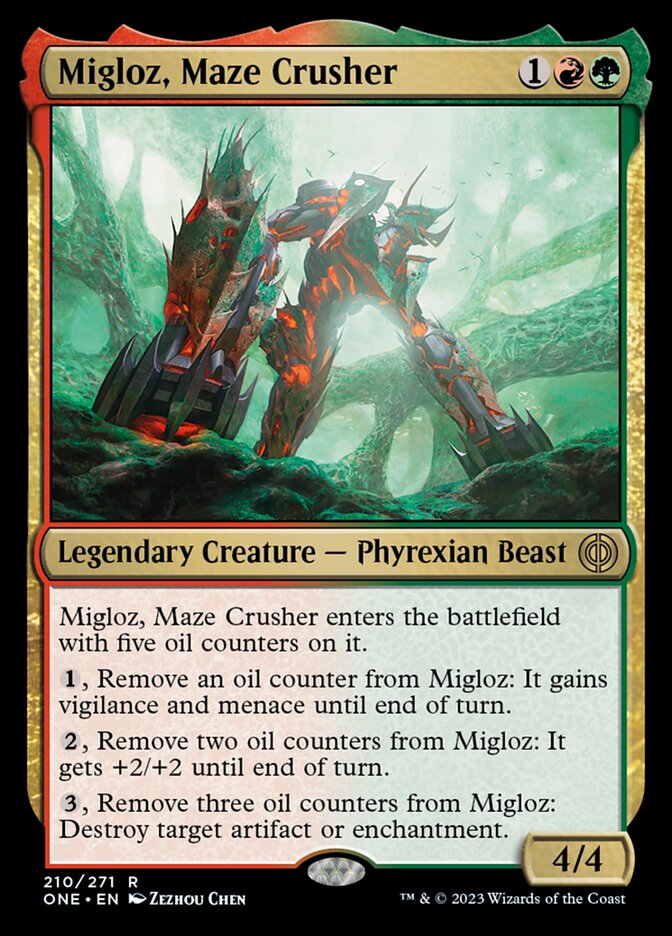 Migloz, Maze Crusher [Phyrexia: All Will Be One] | Gaming Infinity