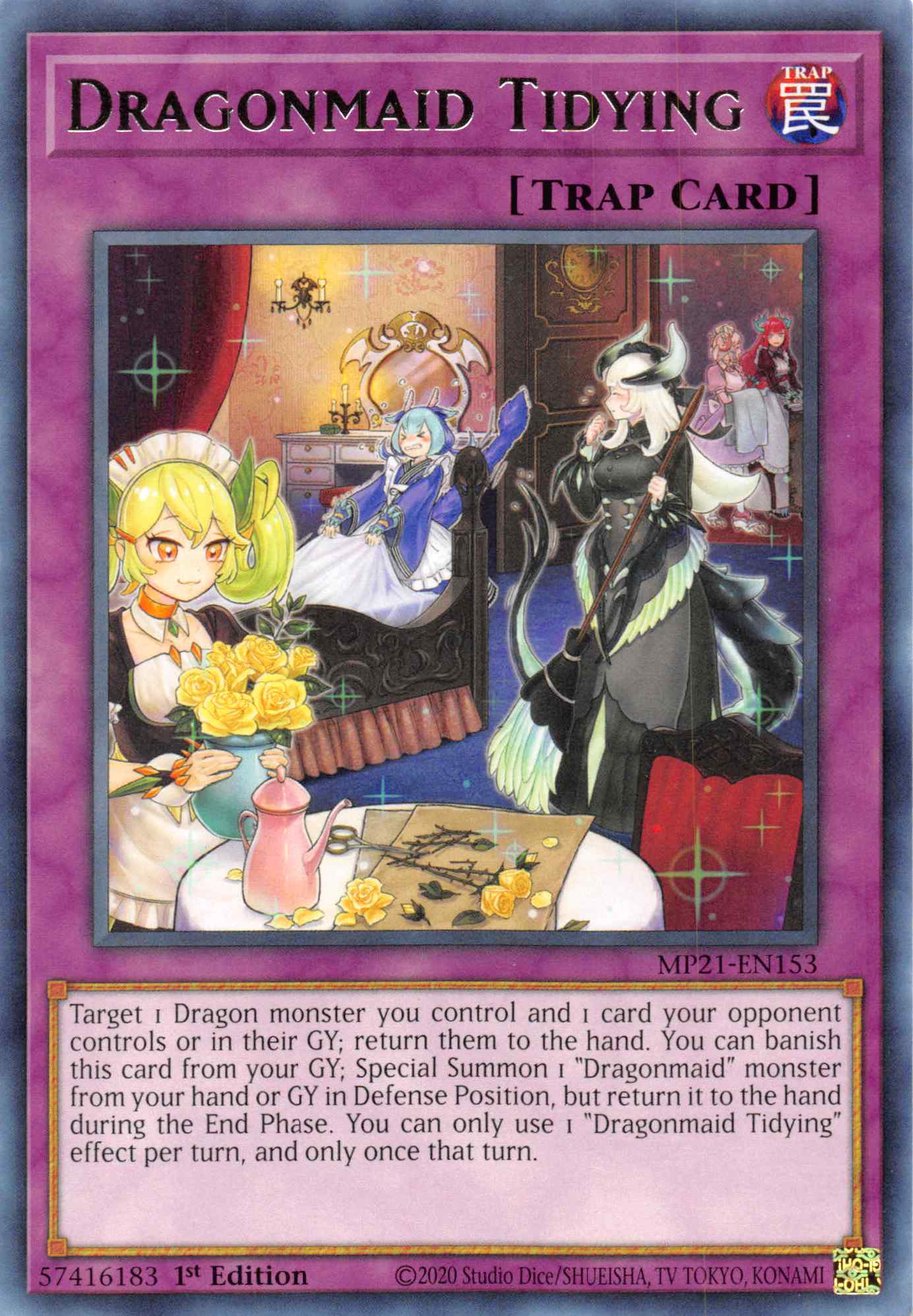 Dragonmaid Tidying [MP21-EN153] Rare | Gaming Infinity