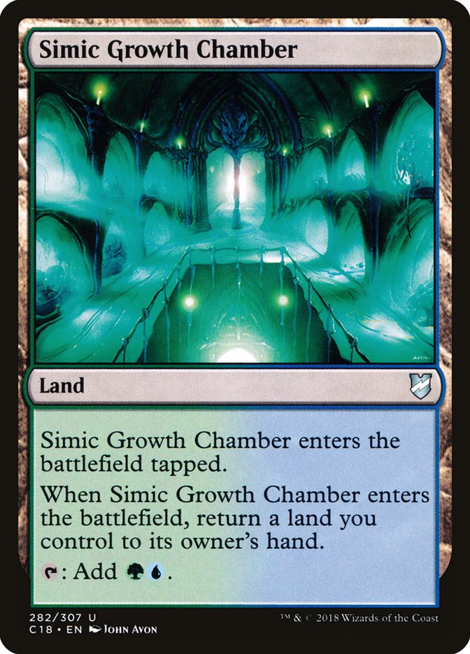 Simic Growth Chamber [Commander 2018] | Gaming Infinity