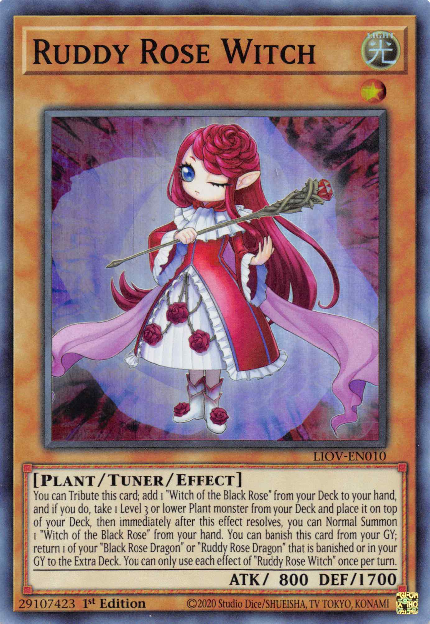 Ruddy Rose Witch [LIOV-EN010] Super Rare | Gaming Infinity