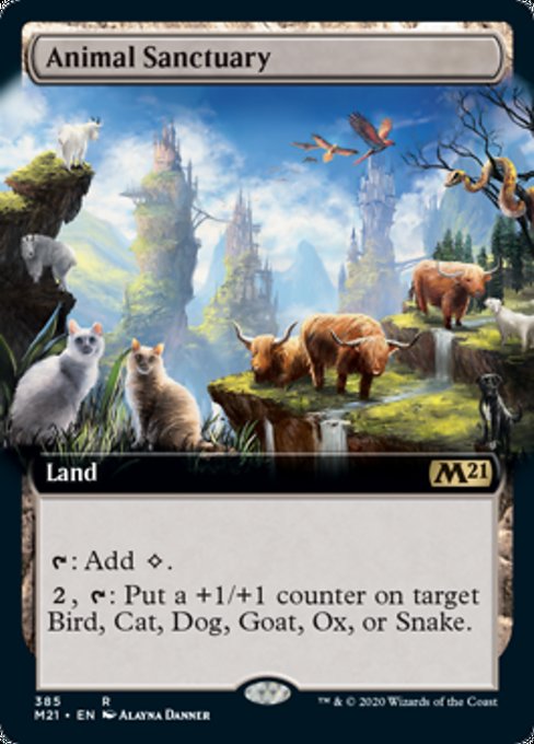 Animal Sanctuary (Extended Art) [Core Set 2021] | Gaming Infinity