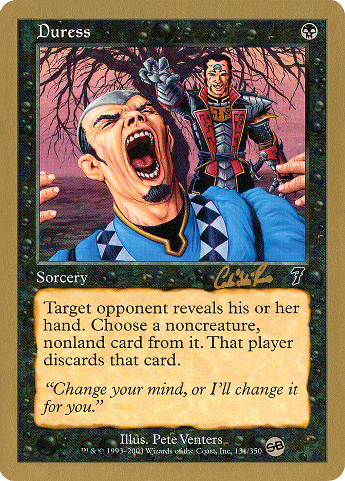 Duress (Carlos Romao) (SB) [World Championship Decks 2002] | Gaming Infinity