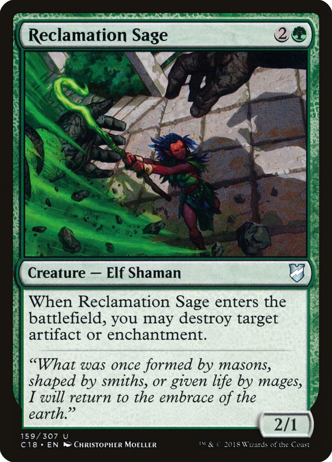 Reclamation Sage [Commander 2018] | Gaming Infinity