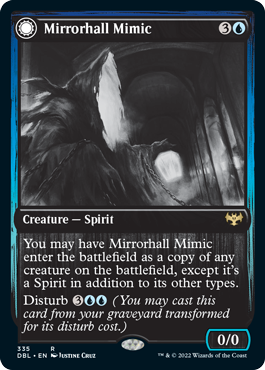 Mirrorhall Mimic // Ghastly Mimicry [Innistrad: Double Feature] | Gaming Infinity