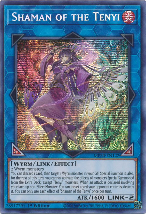 Shaman of the Tenyi [MP20-EN122] Prismatic Secret Rare | Gaming Infinity