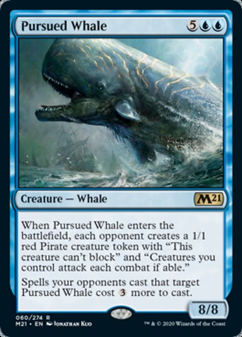 Pursued Whale [Core Set 2021] | Gaming Infinity
