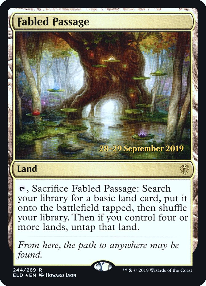 Fabled Passage  [Throne of Eldraine Prerelease Promos] | Gaming Infinity