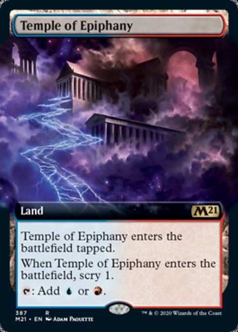 Temple of Epiphany (Extended Art) [Core Set 2021] | Gaming Infinity
