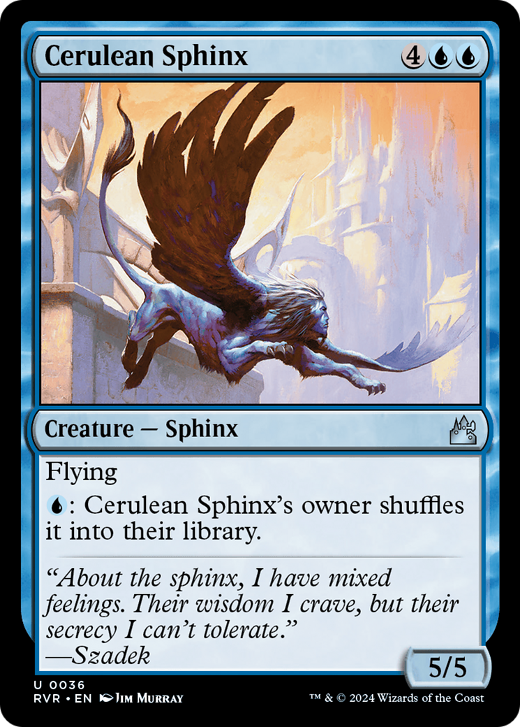 Cerulean Sphinx [Ravnica Remastered] | Gaming Infinity