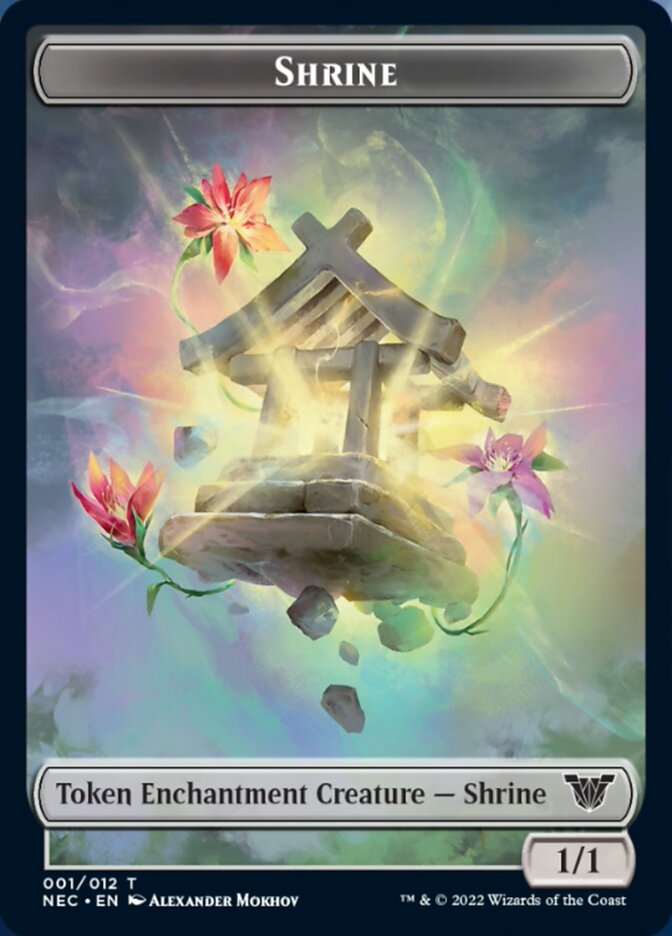 Shrine Token [Kamigawa: Neon Dynasty Commander Tokens] | Gaming Infinity