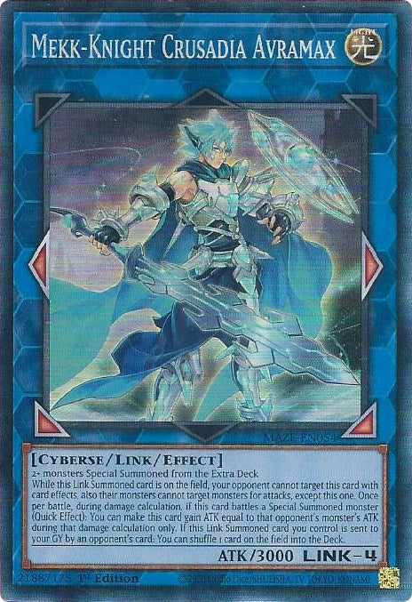 Mekk-Knight Crusadia Avramax [MAZE-EN054] Collector's Rare | Gaming Infinity