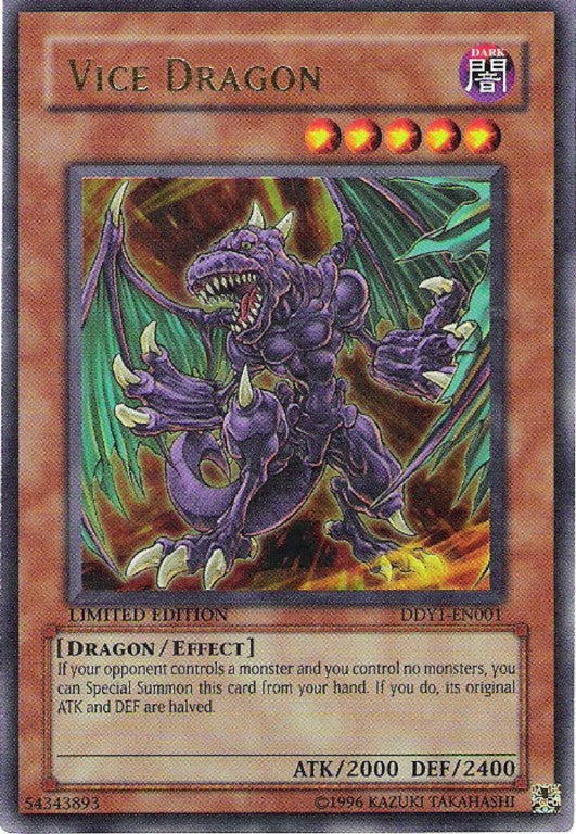 Vice Dragon (Promo) [DDY1-EN001] Ultra Rare | Gaming Infinity