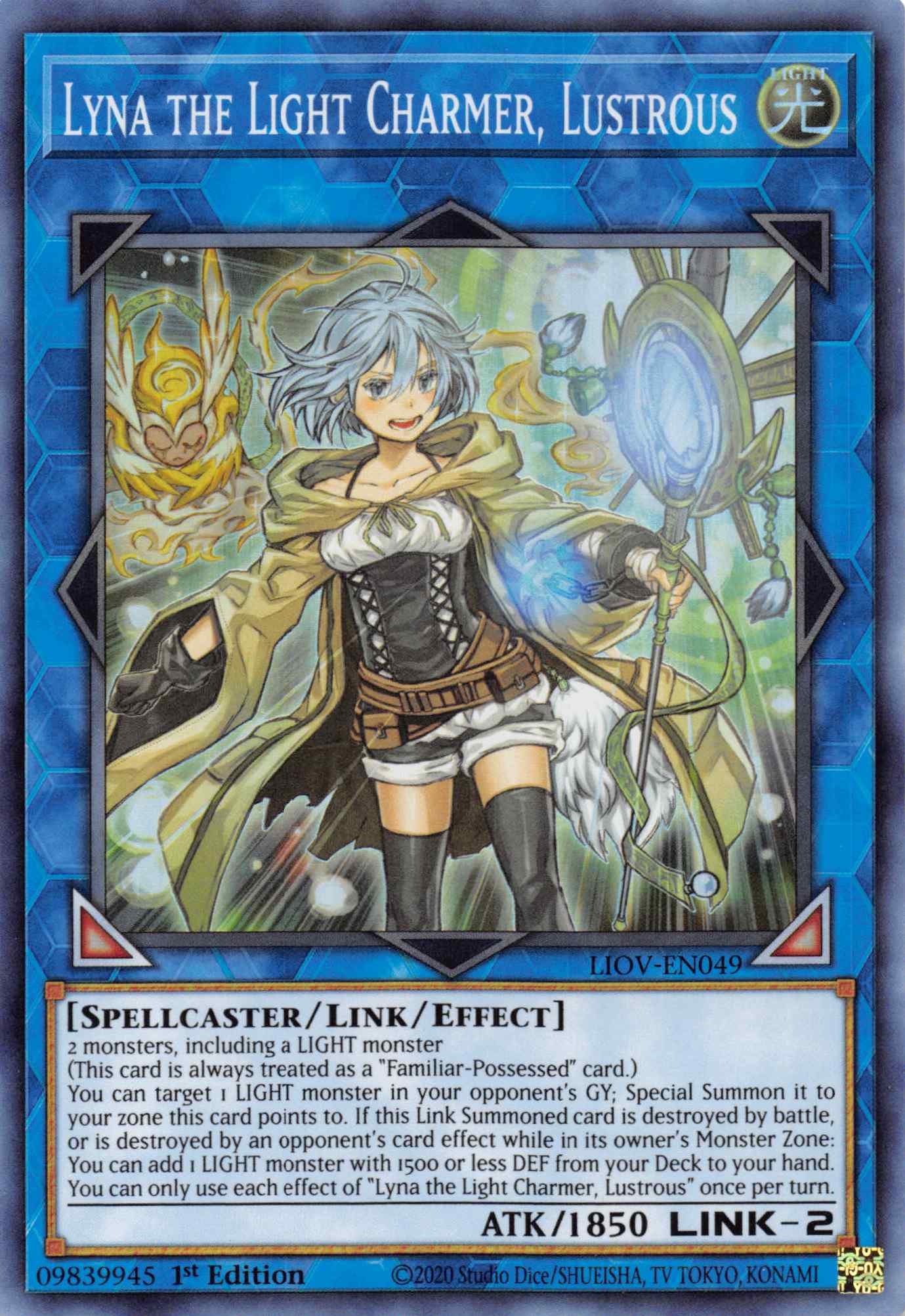 Lyna the Light Charmer, Lustrous [LIOV-EN049] Super Rare | Gaming Infinity