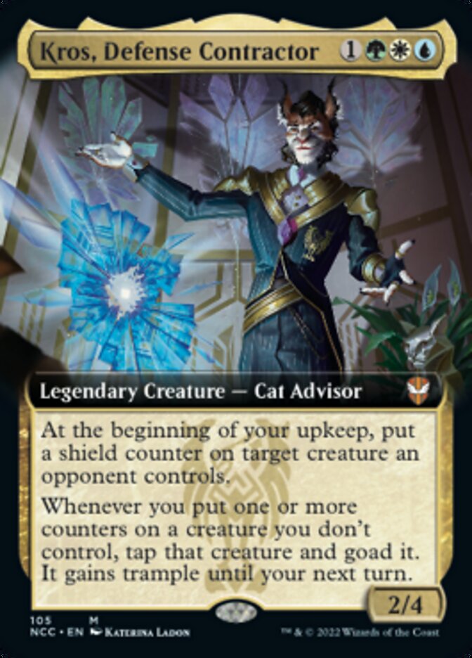 Kros, Defense Contractor (Extended Art) [Streets of New Capenna Commander] | Gaming Infinity