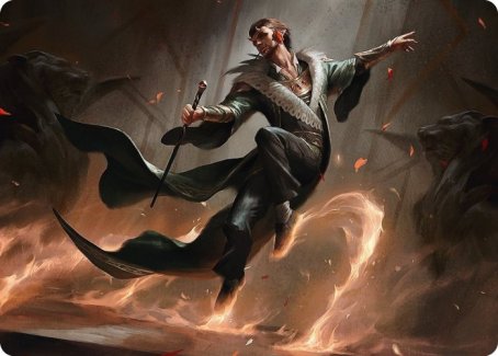 Fleetfoot Dancer Art Card [Streets of New Capenna Art Series] | Gaming Infinity