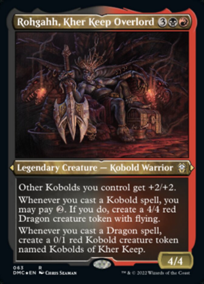 Rohgahh, Kher Keep Overlord (Foil Etched) [Dominaria United Commander] | Gaming Infinity