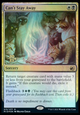 Can't Stay Away [Innistrad: Midnight Hunt Prerelease Promos] | Gaming Infinity