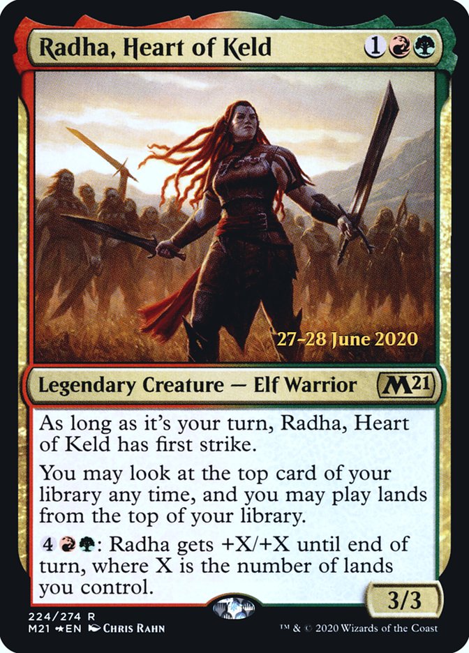 Radha, Heart of Keld  [Core Set 2021 Prerelease Promos] | Gaming Infinity