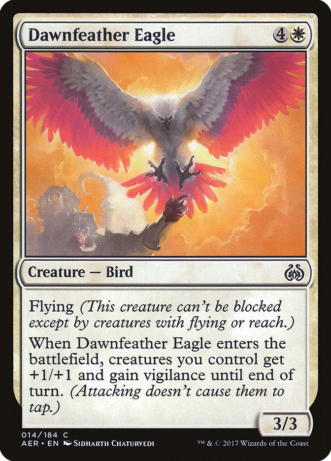 Dawnfeather Eagle (Intro Pack) [Aether Revolt Promos] | Gaming Infinity