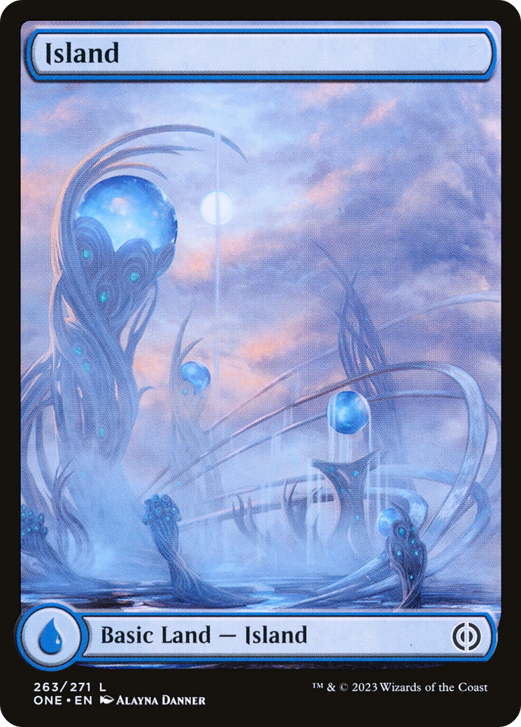 Island (263) (Full-Art) [Phyrexia: All Will Be One] | Gaming Infinity