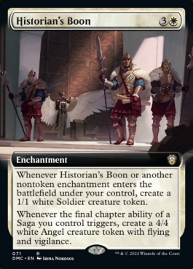 Historian's Boon (Extended Art) [Dominaria United Commander] | Gaming Infinity