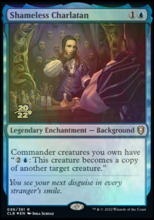 Shameless Charlatan [Commander Legends: Battle for Baldur's Gate Prerelease Promos] | Gaming Infinity