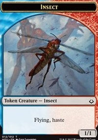 Insect // Zombie Double-sided Token [Hour of Devastation Tokens] | Gaming Infinity