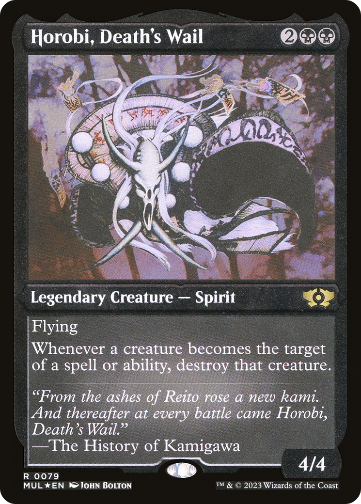 Horobi, Death's Wail (Foil Etched) [Multiverse Legends] | Gaming Infinity